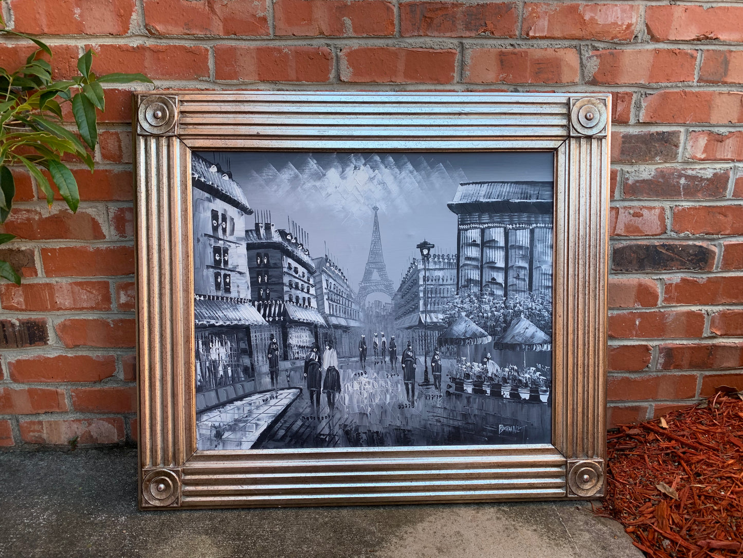 Stunning Original Painting of Paris signed and framed- Excellent condition!
