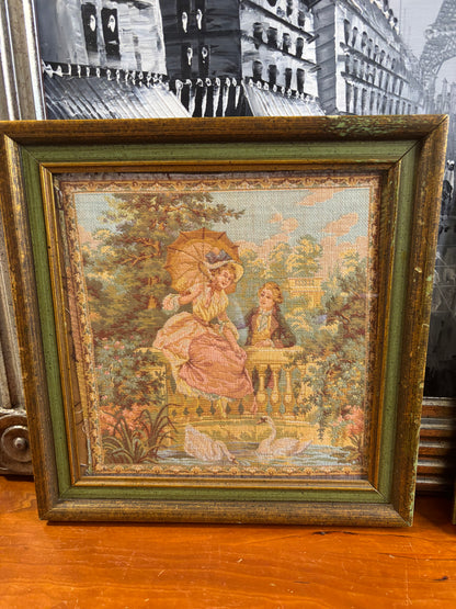 Stunning Paris Tapestries Art framed pair!