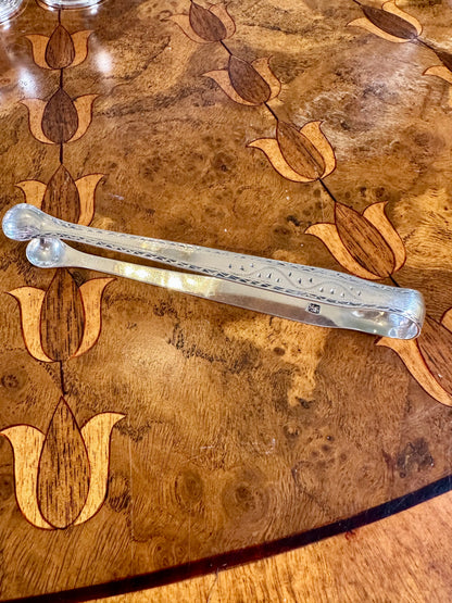 Antique Georgian Sterling Silver Sugar Tongs | Attributed to Benjamin Mountigue | London c. 1780–1784