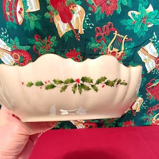 Lenox Holiday 3 section bowl
