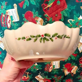 Lenox Holiday 3 section bowl