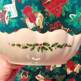 Lenox Holiday 3 section bowl