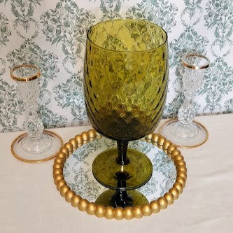Vintage Italian Hand Blown Rossini Glass Vase