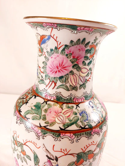 Andrea by Sadek, Large Famille Rose Vase