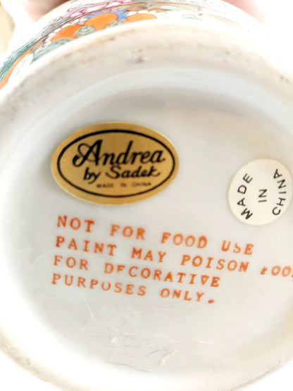 Andrea by Sadek, Large Famille Rose Vase