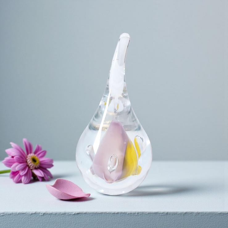 Vintage Teardrop Paper Weight signed Adam Jablonski