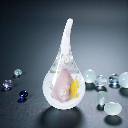 Vintage Teardrop Paper Weight signed Adam Jablonski