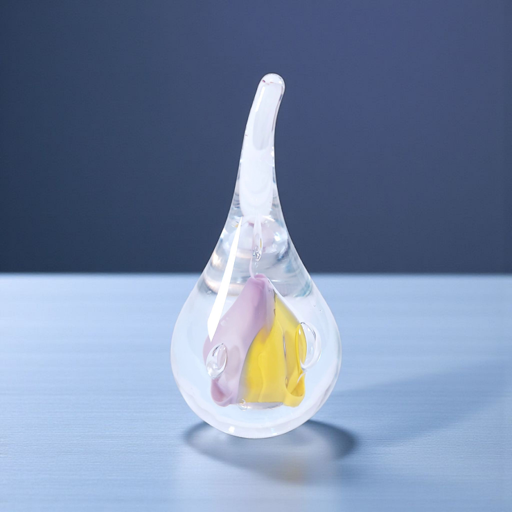 Vintage Teardrop Paper Weight signed Adam Jablonski