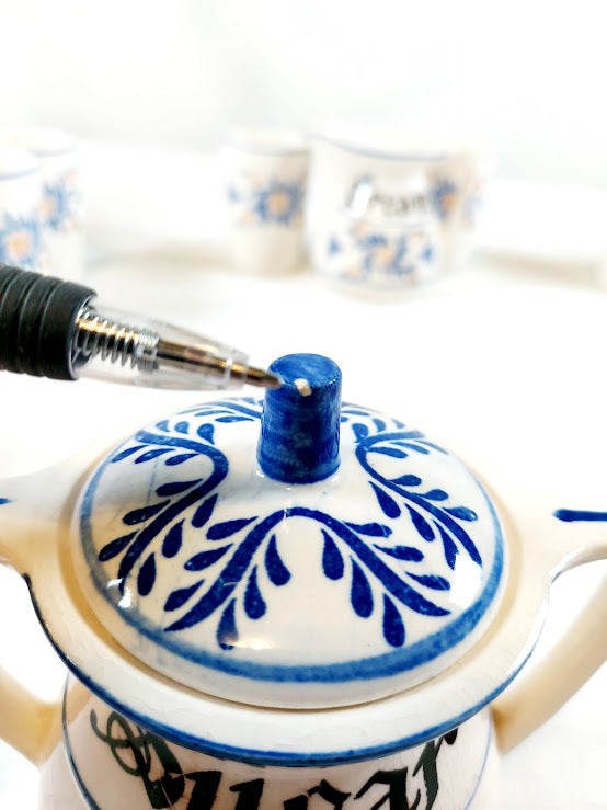 Royal Sealy 13pc. Set of Blue and White Dishes