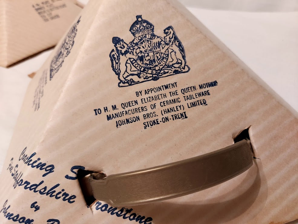 Blue and White 16 piece Porcelain set by Johnson Brothers