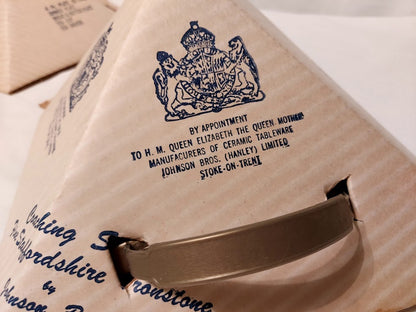 Blue and White 16 piece Porcelain set by Johnson Brothers