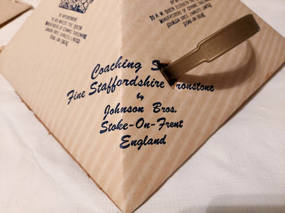 Blue and White 16 piece Porcelain set by Johnson Brothers