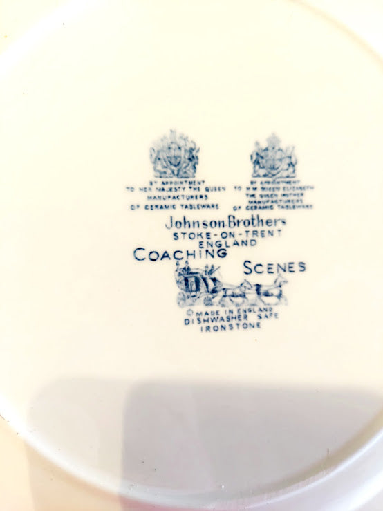 Blue and White 16 piece Porcelain set by Johnson Brothers