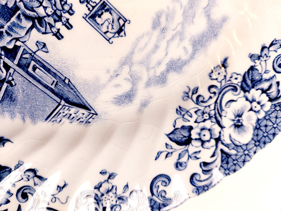 Blue and White 16 piece Porcelain set by Johnson Brothers