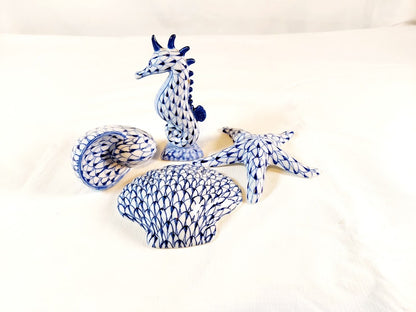 Andrea by Sadek Set of 4 Sea Life Figurines, Nice!!