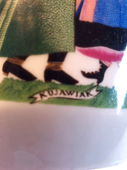 Vintage Polish Mugs by Zofia Stryjenska, set of 10, Excellent!!