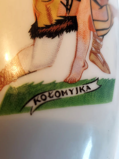 Vintage Polish Mugs by Zofia Stryjenska, set of 10, Excellent!!