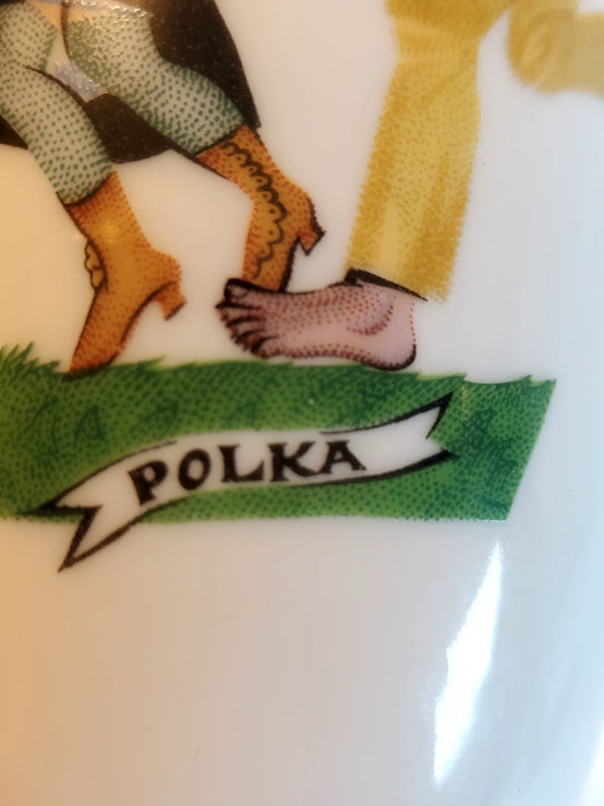 Vintage Polish Mugs by Zofia Stryjenska, set of 10, Excellent!!