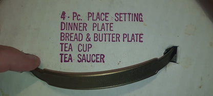 Vintage Johnson Bros. Heritage White Ironstone China! 12pc. set