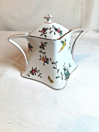 Antique French Limoge Sugar Box, Very Old