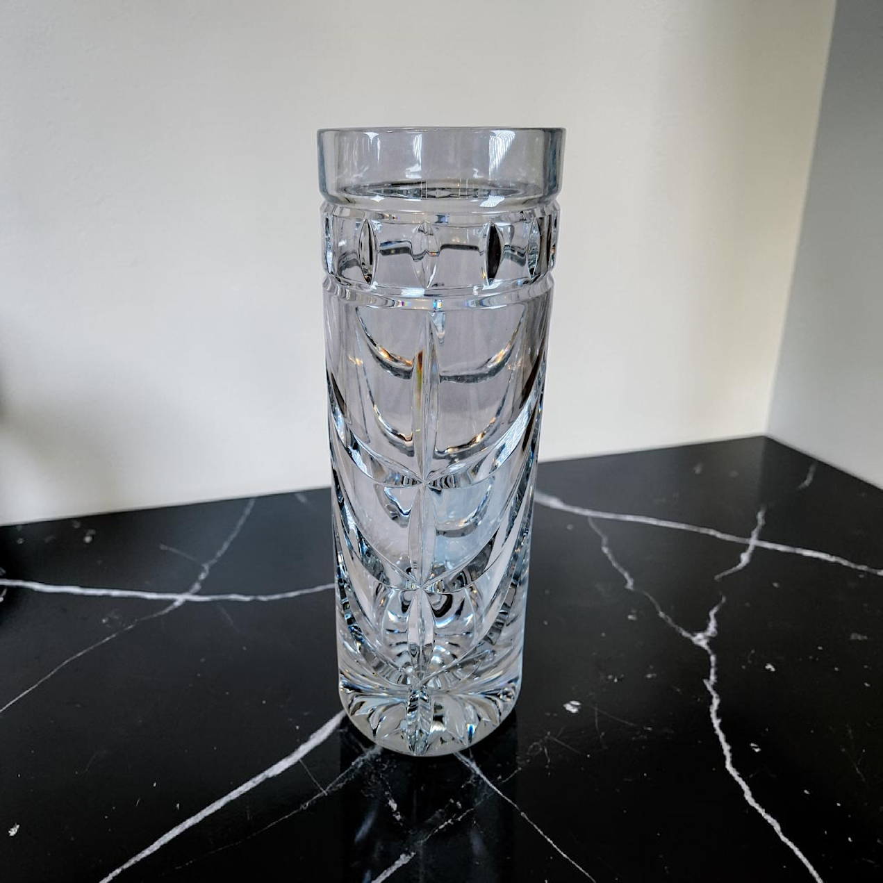 Waterford Crystal Vase, Large in size, 10" tall, Excellent!!