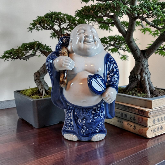 Vintage Japanese Kutani Buddha, Perfect!!