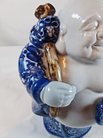 Vintage Japanese Kutani Buddha, Perfect!!