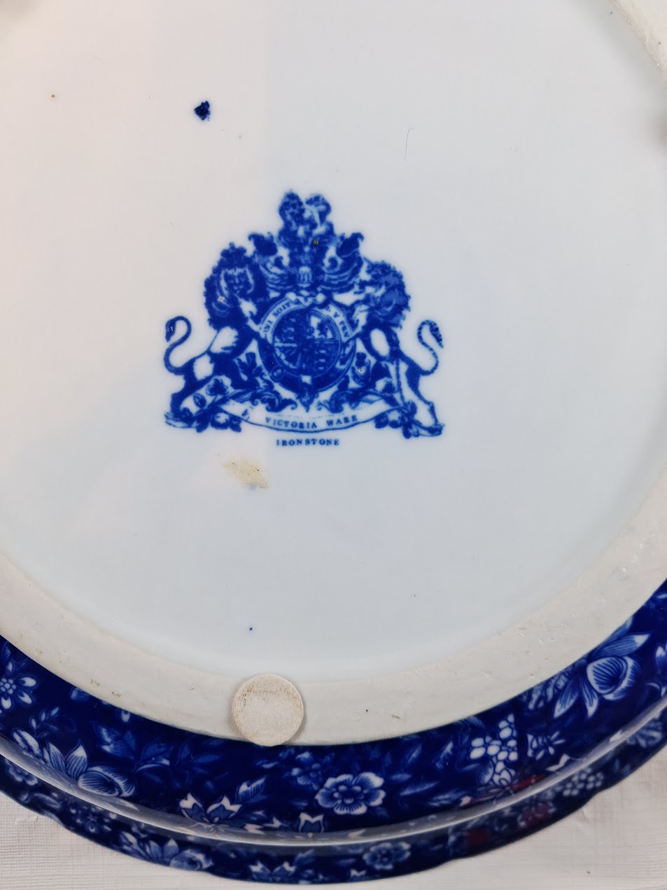 Vintage Victoria Ware Ironstone Pitcher and Basin Set, Stunning!! Excellent!