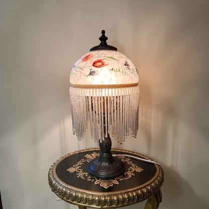 Antique Victorian Style Boudoir Lamp