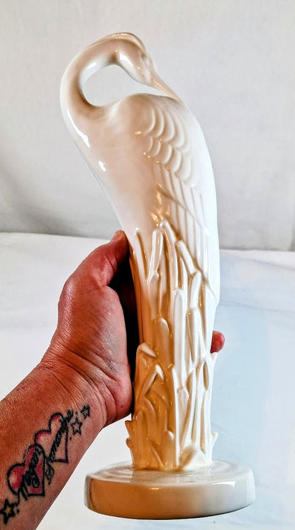 Vintage Royal Doulton Glazed Bone China Heron