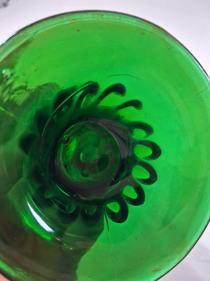 Antique Fenton Carnival Glass Swung Vase, Stunning!