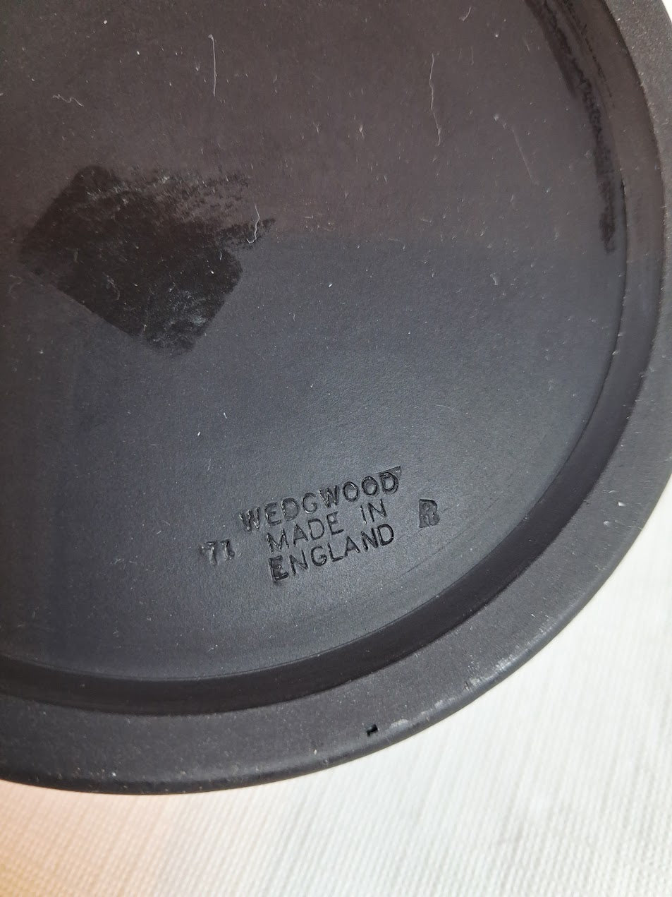 Black Jasperware Trinket box "Large Carousel”