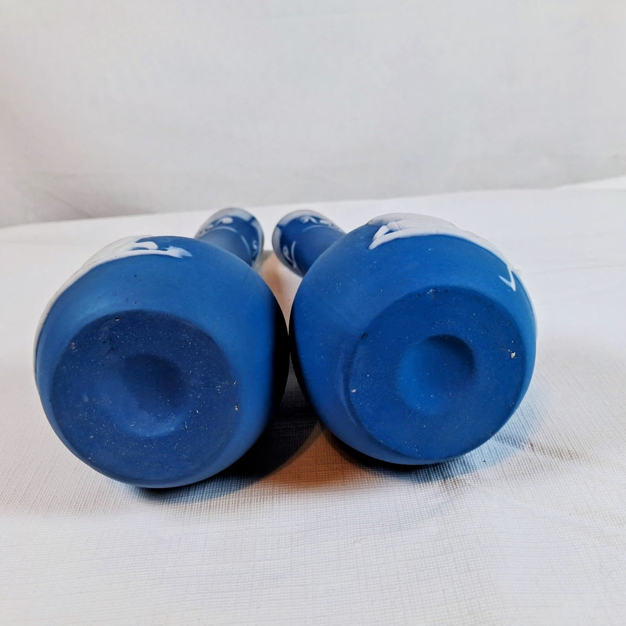 Set of 2 Wedgwood Style Pitchers or Vases
