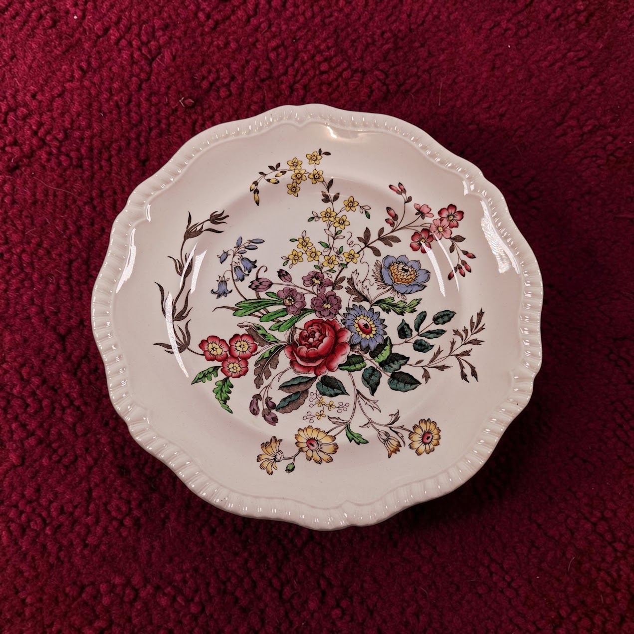 Copeland Spode Dinner Plates, Set of Three, Romney Design, Great!!