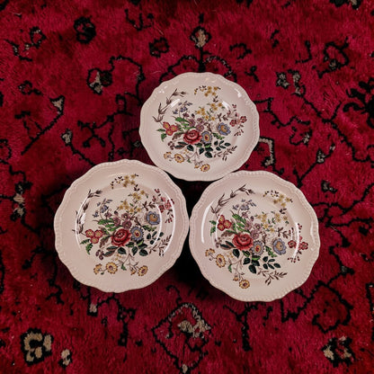 Copeland Spode Dinner Plates, Set of Three, Romney Design, Great!!
