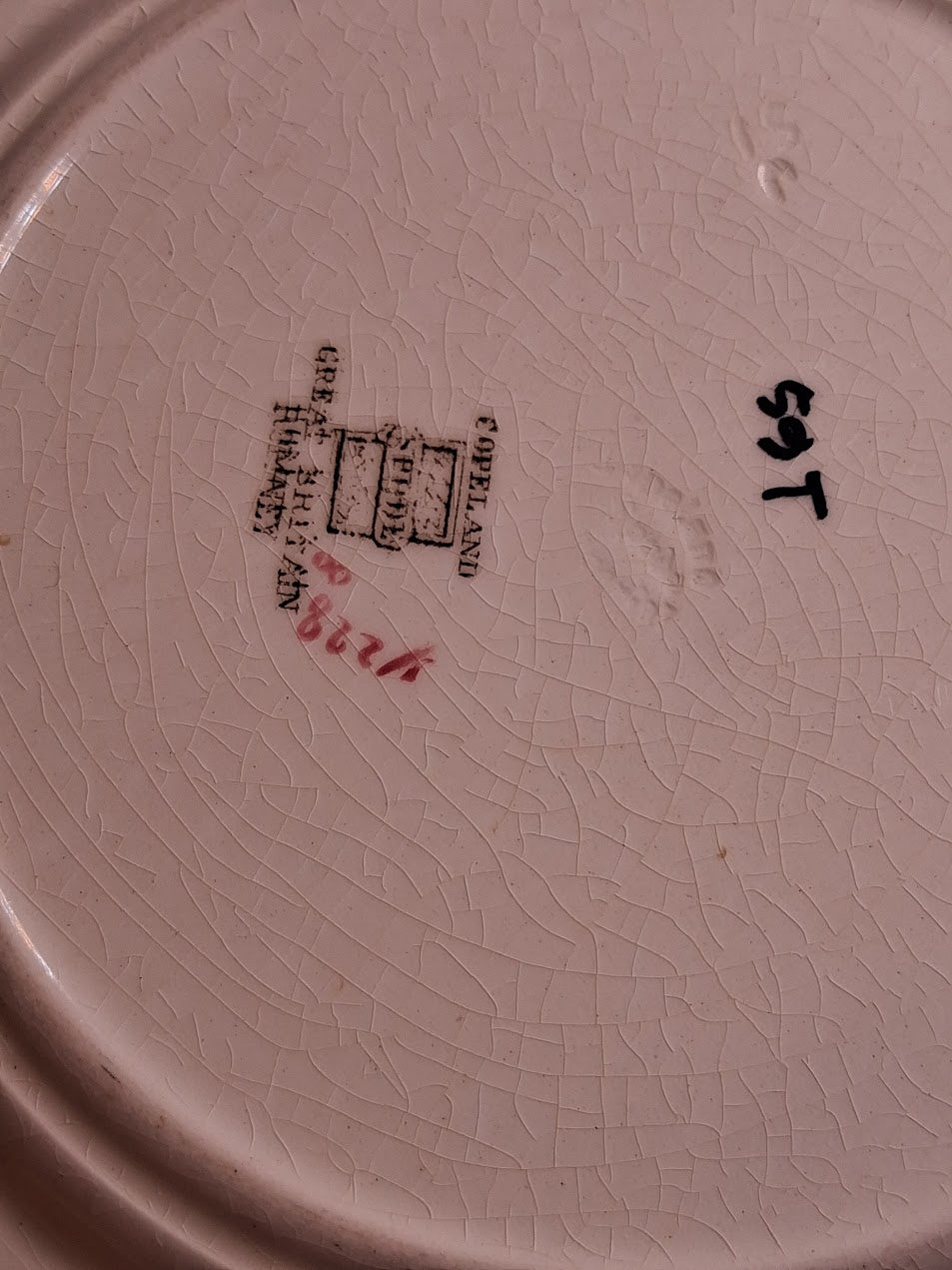 Copeland Spode 9 piece set of damaged plates DISCOUNTED (SEE PHOTOS)