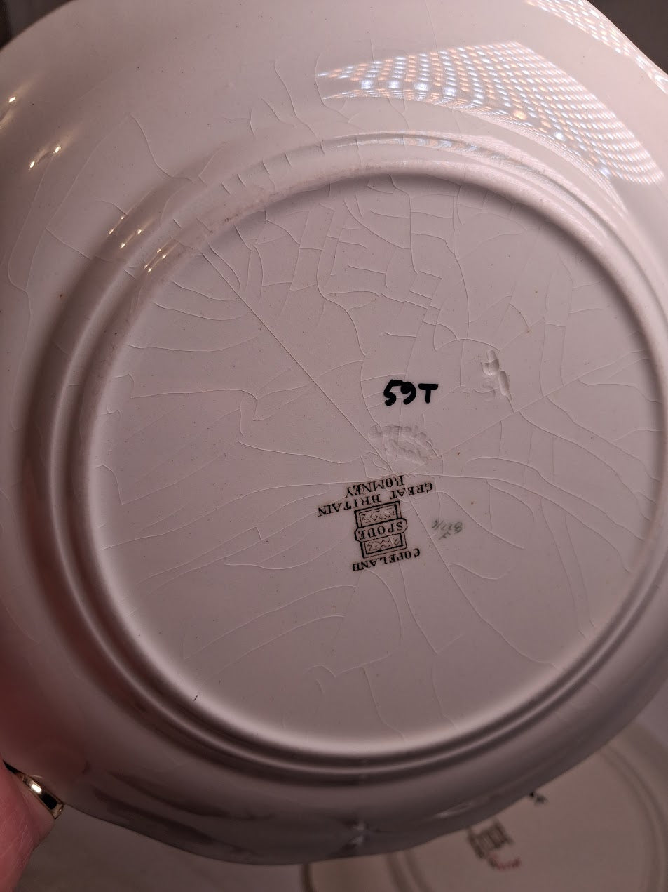 Copeland Spode 9 piece set of damaged plates DISCOUNTED (SEE PHOTOS)