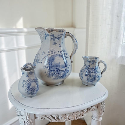 Rare Find!! 3 piece Pitcher set over 124 years old, absolutely Stunning!!