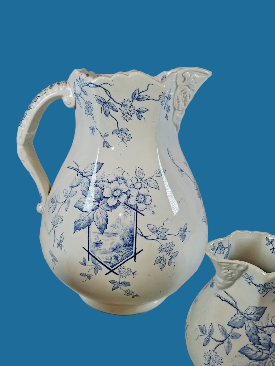 Rare Find!! 3 piece Pitcher set over 124 years old, absolutely Stunning!!