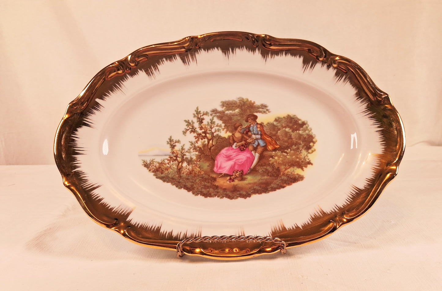 Vintage Italian Vizavi Limoge Platter