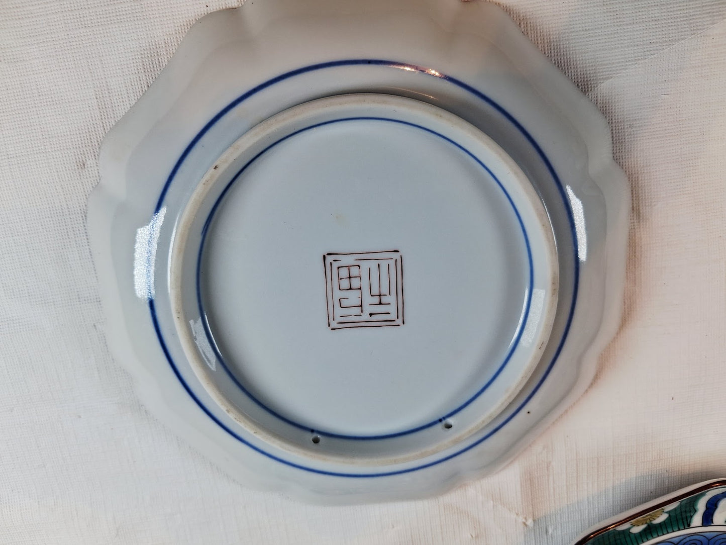 Antique Kutani Plates, Set of 6, Beautiful