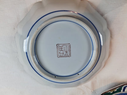 Antique Kutani Plates, Set of 6, Beautiful