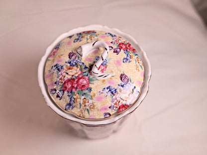 Vintage English Chintz Jar from Royal Cotswolds by Godinger, Love it!