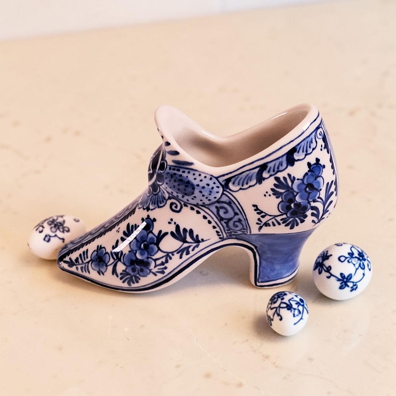 Authentic Royal Delft Vintage High-Heel