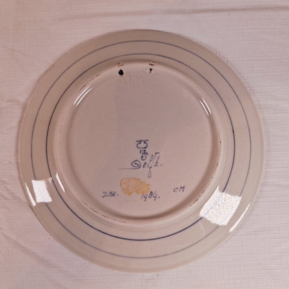Authentic Royal Delft Sail Boat Plate, Just Beautiful