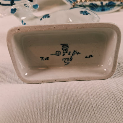 Authentic Royal Delft Cow, Stunning!!