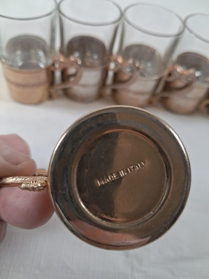 Vintage Espresso Glasses made in Italy