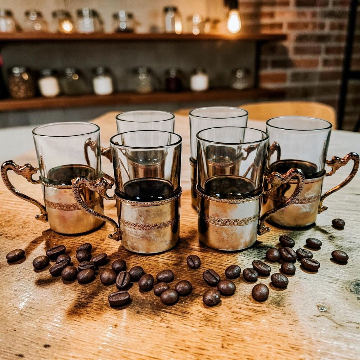 Vintage Espresso Glasses made in Italy