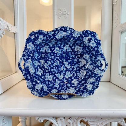 Victoria Ware Ironstone "Blue Calico" platter, Just Beautiful!