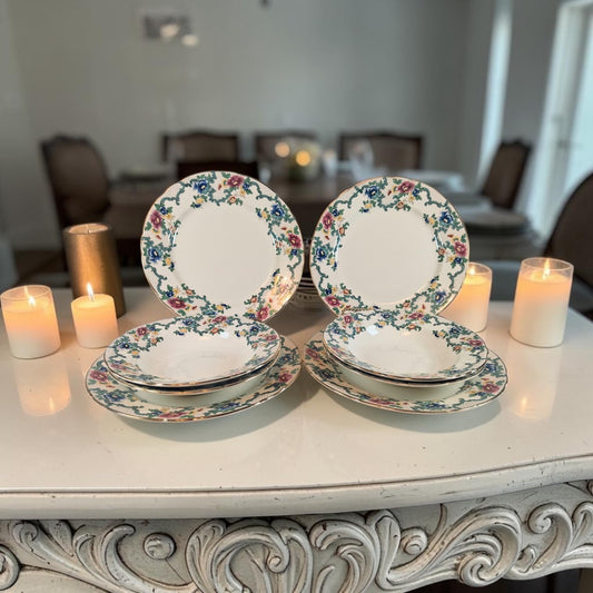 Vintage Royal Cauldon 8 piece Dinner Set, Very Nice!!
